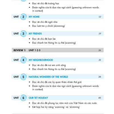 Kỹ Năng Đọc Hiểu Tiếng Anh Lớp 6_MEGABOOK