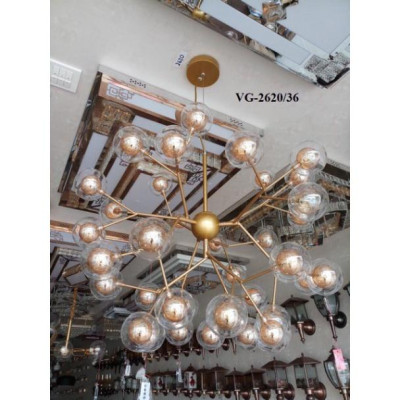 Đèn chùm thả trần tô điểm 27 bóng phong thái hiện đại, đèn trần, đèn trang trí, đèn decor DT