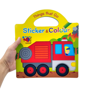 Things That Go Sticker & Colour: Trucks And Diggers