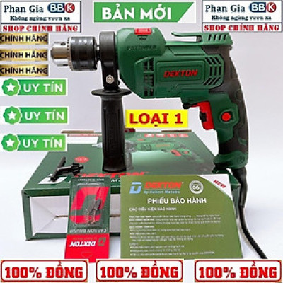 Máy khoan Dekton 710w - DKID710B-đầu 13mm-công suất cao.