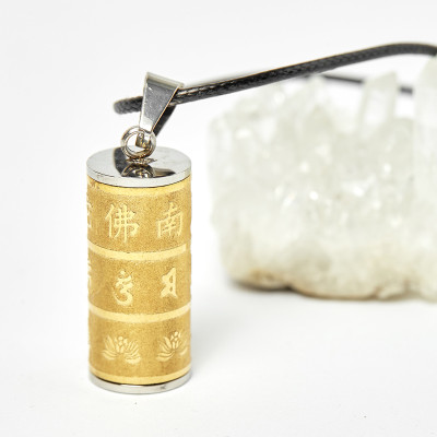 Bộ vòng, nhẫn, mặt dây chuyền bát nhã tâm kinh thép titan - Ngọc Quý Gemstones