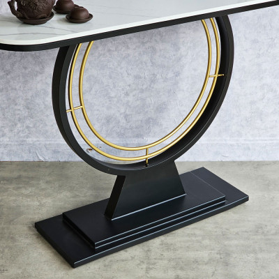 Bàn console DIN mặt đá khung sắt Juno sofa CST054 120x30x 85 cm nhiều màu lựa chọn