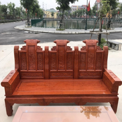 Bàn Ghế Âu Á Gỗ Hương Đá