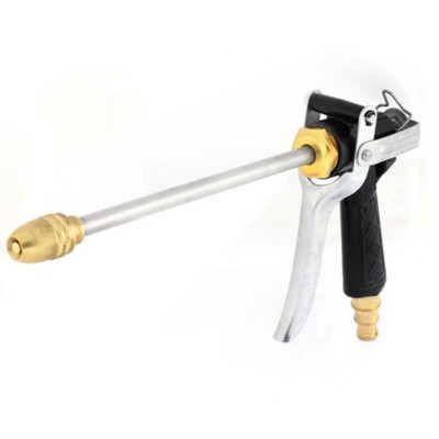 Bộ dây vòi xịt nước rửa xe, tưới cây . tăng áp 3 lần, loại 7m, 10m 206318 đầu đồng,cút,nối nhựa đen+ tặng mở chai