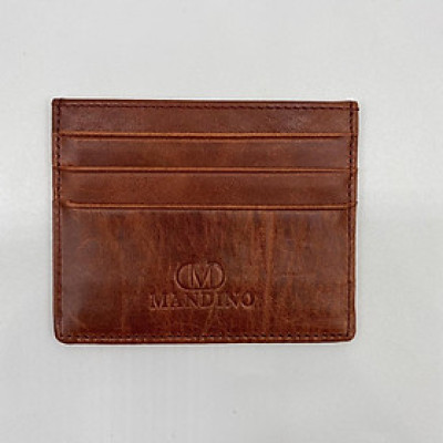 Ví đựng thẻ da thât nhỏ gọn tiện dụng 6 ngăn thẻ bảo hành chính hãng 12 tháng