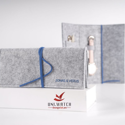 Đồng hồ đeo tay Nam  hiệu JONAS & VERUS D41.10.BBLBO , Máy Pin (Quartz), Kính sapphire chống trầy xước, Dây da Italy