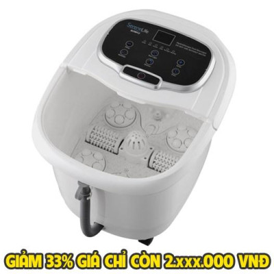 [Hàng Chính Hãng - BH 2 Năm]Bồn máy chậu ngâm chân massage cao cấp con lăn tự động Homedics FB-650, SereneLife SL12, SL17
