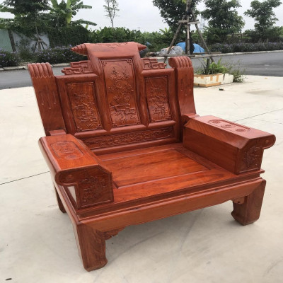 Bàn Ghế Âu Á Gỗ Hương Đá