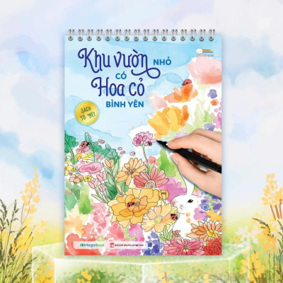 Sách - Tô Nét Khu Vườn Nhỏ Có Hoa Cỏ Bình Yên - Megabook