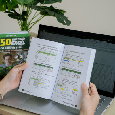 Combo 5 Sách Excel - Word - PowerPoint - GoogleSheet - 150 Thủ Thuật Excel Tin Học Văn Phòng Kèm Khóa Học