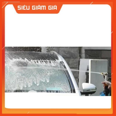 Bộ dây vòi xịt nước rửa xe, tưới cây . tăng áp 3 lần, loại 3m, 5m 206587N cút sập, nối đen, d.vàng