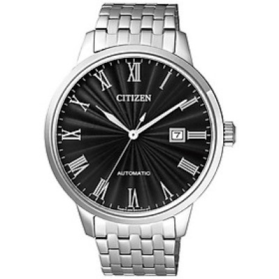 Đồng Hồ Nam Citizen Dây Thép Không Gỉ NJ0080-50E - Mặt Đen (Sapphire)
