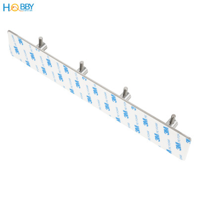Thanh treo quần áo dán tường 4 chấu inox 304 HOBBY home decor 4TV160