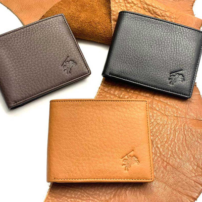 Ví Nam Mini Nhỏ Gọn, Da Bò Mềm Mại GENTLE, Thiết Kế Hiện Đại, Nhiều Ngăn Đựng Tiền và Thẻ Tiện Dụng, Dáng Ngang - Gập 2 - Hàng Chính Hãng SAIGIO