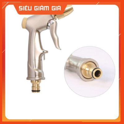 Bộ dây vòi xịt nước rửa xe, tưới cây . tăng áp 3 lần, loại 7m, 10m 206701-1 đầu đồng,cút, + tặng khăn phượt