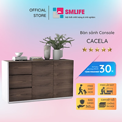 Bàn sảnh ra vào gỗ hiện đại SMLIFE Cacela