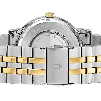 Đồng Hồ Nam Bulova Dây Thép Không Gỉ 98C130 - Mặt Trắng