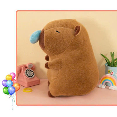 Gấu bông Chuột Capybara Thú nhồi bông Capybara Bộ trưởng Bộ Ngoại Giao đáng yêu 23cm Thú Bông Quà Tặng