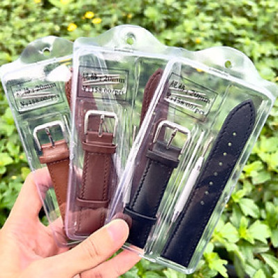 Dây Da Trơn Nhiều Size Đồng Hồ Nam Nữ Tặng Kèm Chốt Và Dụng Cụ Tháo Lắp Giá Rẻ