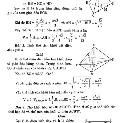 Giải Bài Tập Hình Học Lớp 12 (Cơ Bản)