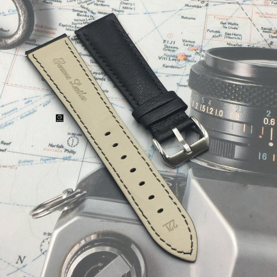 Dây Đồng Hồ Da Bò Italy Mềm Size 22mm 20mm 18mm [Kèm Chốt gắn và Dụng cụ tháo lắp]