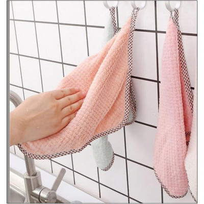 Set 10 Khăn Lau Tay, Chén Dĩa Nhà Bếp Chất Liệu Sợi Len Siêu Thấm - Giao Màu Ngẫu Nhiên