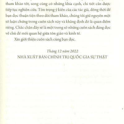 Tôn Giáo Và Công Bằng Kinh Tế