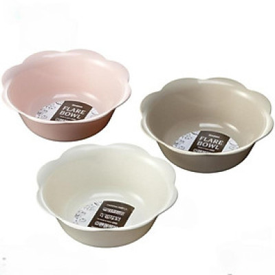 Tô nhựa hình cánh hoa Flare Bowl 1.1L - Hàng Nội Địa Nhật Bản