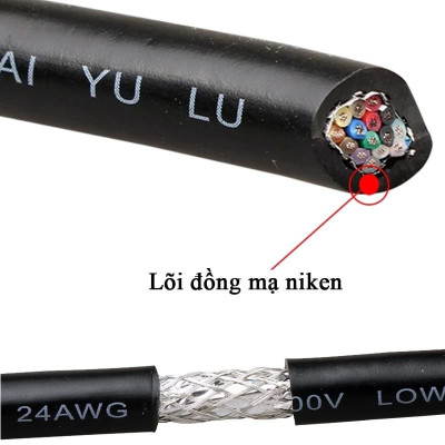 Dây cáp hàn USB RS232 DB25-DB15 24AWG . HÀNG CHÍNH HÃNG !!!