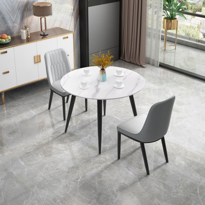 Bàn ăn mặt đá tròn 1m TN1236-10E Nội thất Capta 