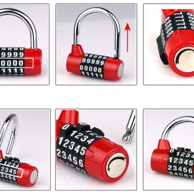 Ổ Khóa Mật Khẩu 5 Số , Có Hướng Dẫn Thay Đổi Mật Khẩu - PaKaSa ( Màu ngẫu nhiên)
