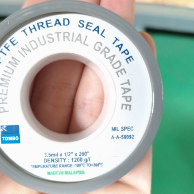 Băng tan chịu hóa chất công nghiệp TOMBO màu xám