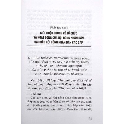 Sách - Cẩm Nang Dành Cho Đại Biểu Hội Đồng Nhân Dân Các Cấp - NXB Chính Trị Quốc Gia