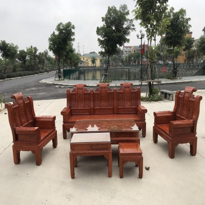 Bàn Ghế Âu Á Gỗ Hương Đá