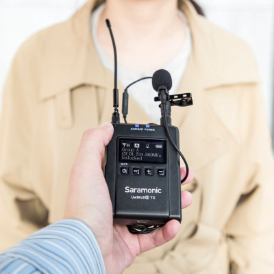 Bộ Micro Thu Âm Không Dây Saramonic UwMic9S Kit2 - Xử Lý Âm Thanh Phát Sóng Chuyên Nghiệp - Quay Video/ Phỏng Vấn - Hàng Chính Hãng 
