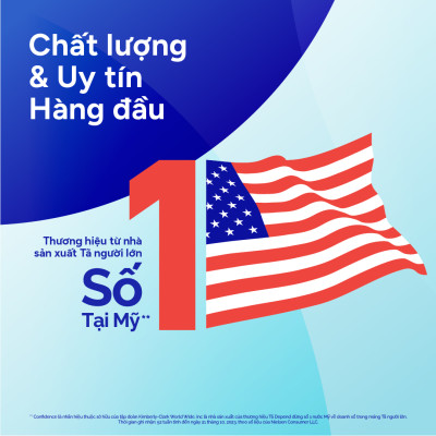 Tã quần người lớn Confidence Slim&Fit mỏng nhẹ vừa vặn size L gói 14 miếng