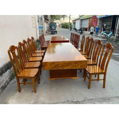 Bộ bàn ăn VIP - Đồ Gỗ Bình Long 0388639288