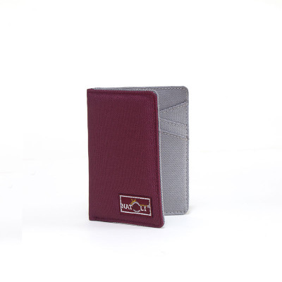 Ví da nam nữ dáng đứng NATOLI gập đôi đựng thẻ cao cấp BST Simple Vertical Wallet V3