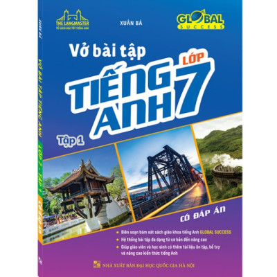 Sách - Combo 2c - GLOBAL SUCCESS - Vở bài tập tiếng anh lớp 7 (có đáp án)