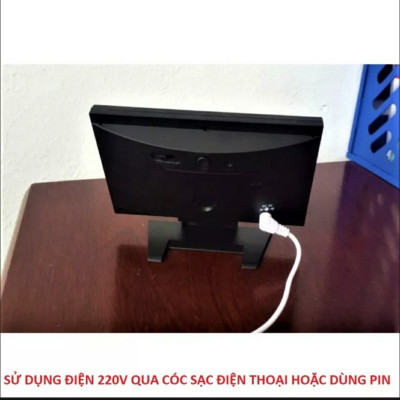 Đồng hồ báo thức, báo nhiệt độ, độ ẩm, màn hình led đa năng để bàn nhiều siêu đẹp