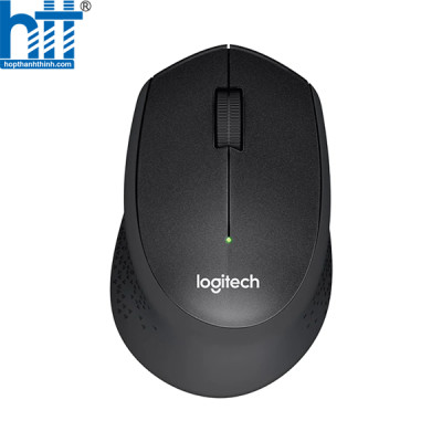 Chuột không dây Logitech M331 (USB/Màu đen-xám) - Hàng Chính Hãng