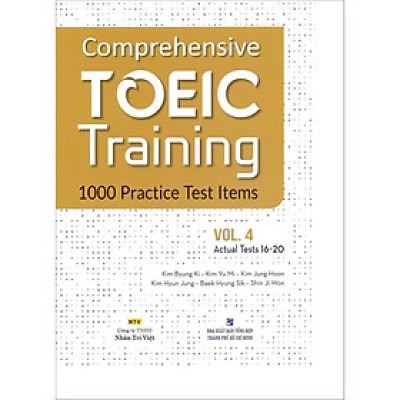 Sách - Comprehensive Toeic Training 1000 Practice Test Items (Vol 4) - Kèm CD - Nhân Trí Việt