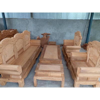 Bộ bàn ghế khổng tử gỗ gõ đỏ