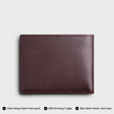 Ví nam da bò Trita ( Thời trang nam dáng ngang kiểu mỏng - Ví da RVN15 )