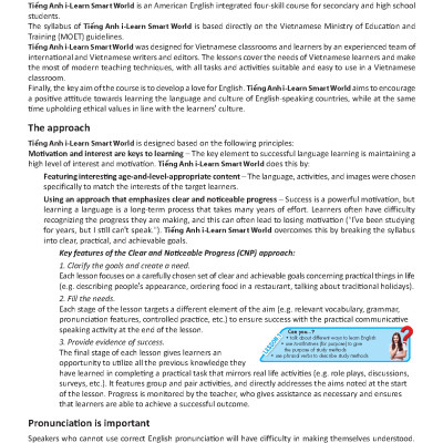 Tiếng Anh 9 i-Learn Smart World - Teacher