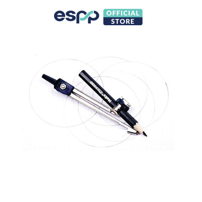 9 món Bộ thước + compa OXFORD - Xanh đen - HELIX