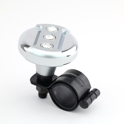 Tay Quay Trợ Lực Vô Lăng Ô Tô CIND Đính Kim Cương JM-7606PS Màu Bạc