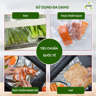 Túi Hút Chân Không Mặt Trơn B1D Kích Thước. Làm Từ Hạt Nhựa Nguyên Sinh Cao Cấp Tiêu Chuẩn Vệ Sinh ATTP, Không Chứa Chất Gây Ung Thư, Dùng Được Trong Lò Vi Sóng. Hàng Chính Hãng Chất Lượng Cao Cấp. Giá Bán Theo 1kg.