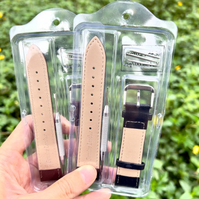 Dây Da Trơn Nhiều Size Đồng Hồ Nam Nữ Tặng Kèm Chốt Và Dụng Cụ Tháo Lắp Giá Rẻ