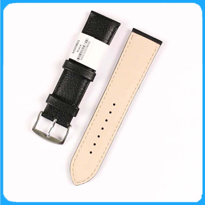 Dây Da Đồng Hồ ZRC Pháp Dòng BOSTON Da Bò Đen Vân Sần